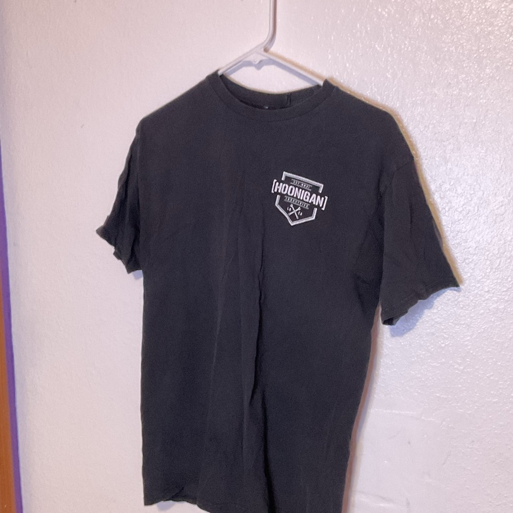 Black Short Sleeve Hoonigan Tee